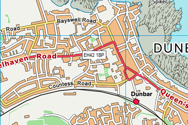 EH42 1BP map - OS VectorMap District (Ordnance Survey) EH42 1BP map - OS VectorMap District (Ordnance Survey)