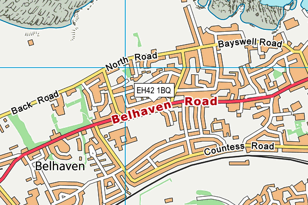 EH42 1BQ map - OS VectorMap District (Ordnance Survey) EH42 1BQ map - OS VectorMap District (Ordnance Survey)