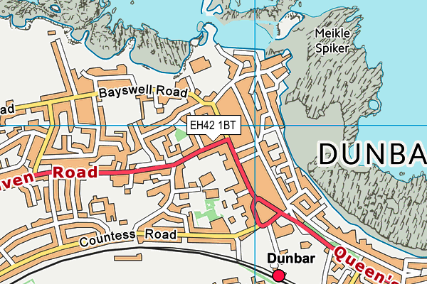 EH42 1BT map - OS VectorMap District (Ordnance Survey) EH42 1BT map - OS VectorMap District (Ordnance Survey)