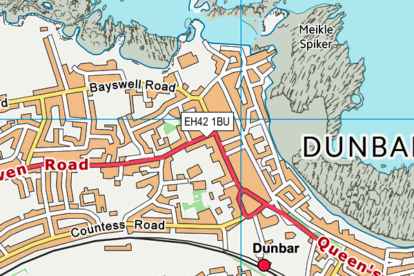 EH42 1BU map - OS VectorMap District (Ordnance Survey) EH42 1BU map - OS VectorMap District (Ordnance Survey)
