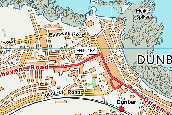 EH42 1BY map - OS VectorMap District (Ordnance Survey) EH42 1BY map - OS VectorMap District (Ordnance Survey)