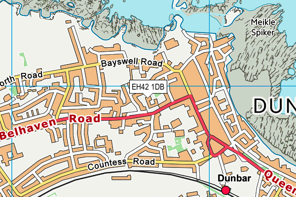 EH42 1DB map - OS VectorMap District (Ordnance Survey) EH42 1DB map - OS VectorMap District (Ordnance Survey)