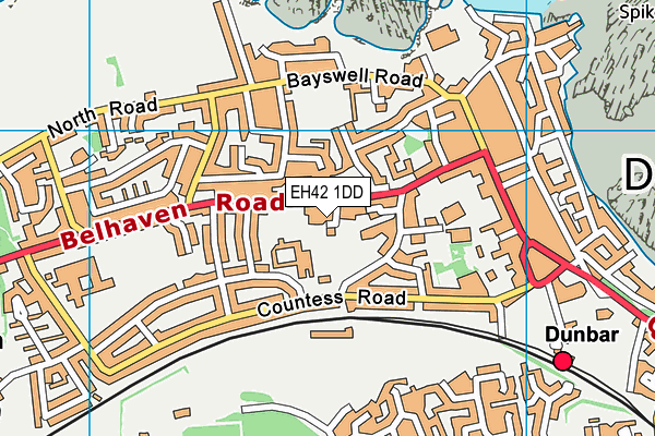 EH42 1DD map - OS VectorMap District (Ordnance Survey) EH42 1DD map - OS VectorMap District (Ordnance Survey)