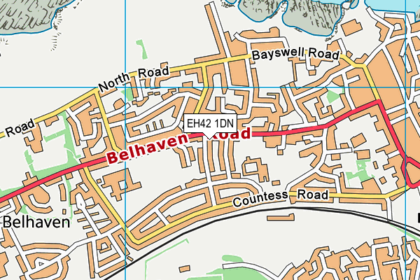 EH42 1DN map - OS VectorMap District (Ordnance Survey) EH42 1DN map - OS VectorMap District (Ordnance Survey)