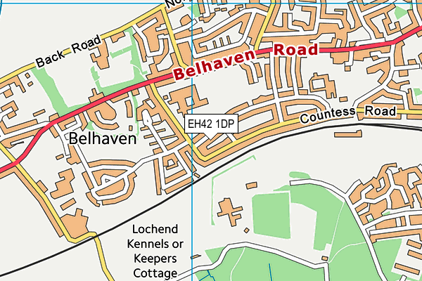 EH42 1DP map - OS VectorMap District (Ordnance Survey) EH42 1DP map - OS VectorMap District (Ordnance Survey)