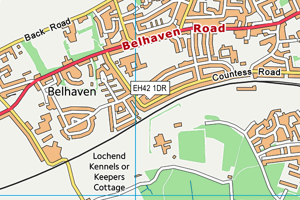 EH42 1DR map - OS VectorMap District (Ordnance Survey) EH42 1DR map - OS VectorMap District (Ordnance Survey)