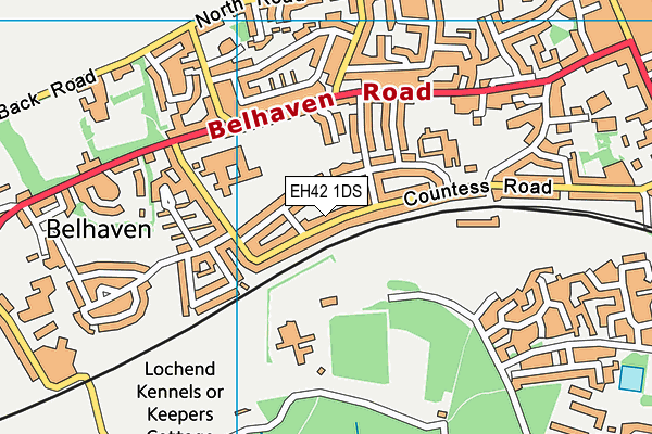 EH42 1DS map - OS VectorMap District (Ordnance Survey) EH42 1DS map - OS VectorMap District (Ordnance Survey)