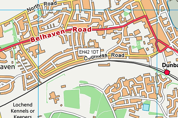 EH42 1DT map - OS VectorMap District (Ordnance Survey) EH42 1DT map - OS VectorMap District (Ordnance Survey)