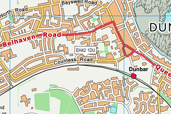 EH42 1DU map - OS VectorMap District (Ordnance Survey) EH42 1DU map - OS VectorMap District (Ordnance Survey)