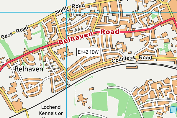 EH42 1DW map - OS VectorMap District (Ordnance Survey) EH42 1DW map - OS VectorMap District (Ordnance Survey)