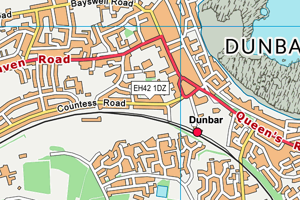 EH42 1DZ map - OS VectorMap District (Ordnance Survey) EH42 1DZ map - OS VectorMap District (Ordnance Survey)