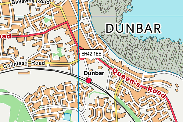 EH42 1EE map - OS VectorMap District (Ordnance Survey) EH42 1EE map - OS VectorMap District (Ordnance Survey)