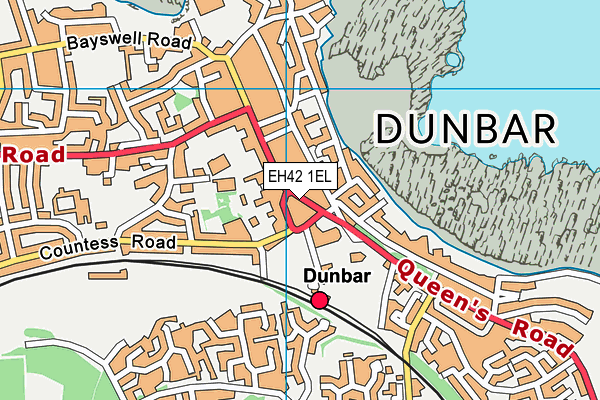 EH42 1EL map - OS VectorMap District (Ordnance Survey) EH42 1EL map - OS VectorMap District (Ordnance Survey)