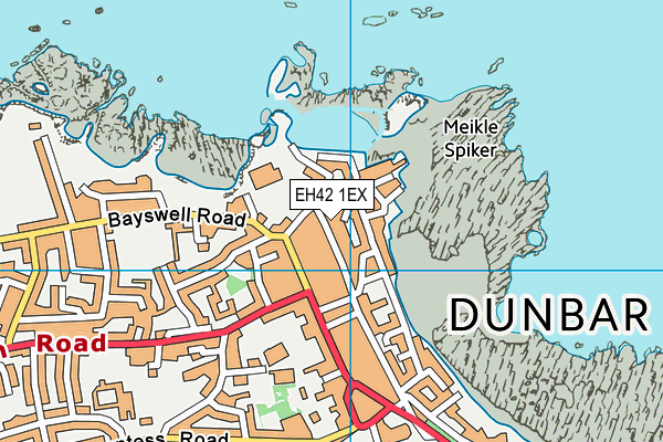 EH42 1EX map - OS VectorMap District (Ordnance Survey) EH42 1EX map - OS VectorMap District (Ordnance Survey)