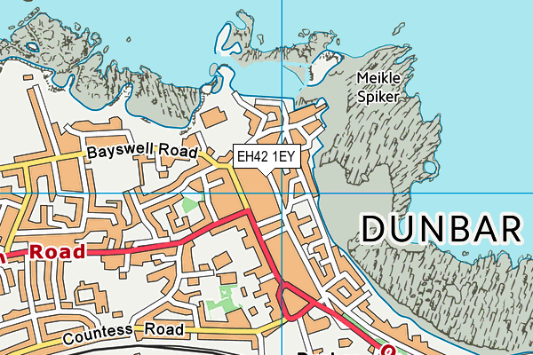 EH42 1EY map - OS VectorMap District (Ordnance Survey) EH42 1EY map - OS VectorMap District (Ordnance Survey)