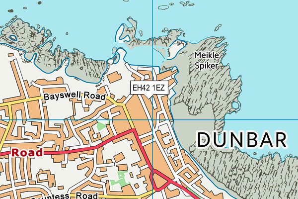 EH42 1EZ map - OS VectorMap District (Ordnance Survey) EH42 1EZ map - OS VectorMap District (Ordnance Survey)