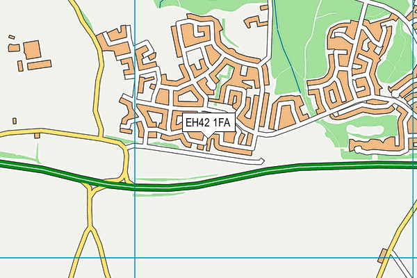 EH42 1FA map - OS VectorMap District (Ordnance Survey) EH42 1FA map - OS VectorMap District (Ordnance Survey)