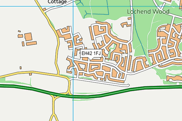 EH42 1FJ map - OS VectorMap District (Ordnance Survey) EH42 1FJ map - OS VectorMap District (Ordnance Survey)