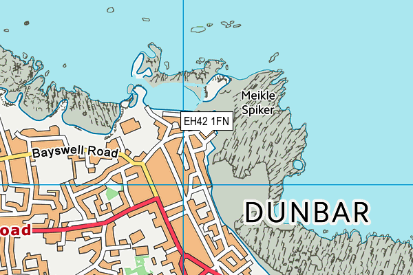 EH42 1FN map - OS VectorMap District (Ordnance Survey) EH42 1FN map - OS VectorMap District (Ordnance Survey)