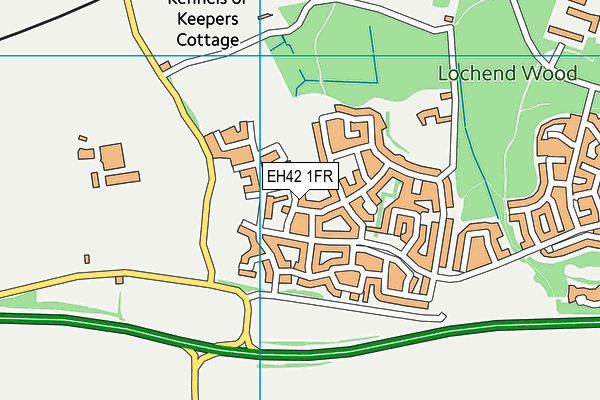 EH42 1FR map - OS VectorMap District (Ordnance Survey) EH42 1FR map - OS VectorMap District (Ordnance Survey)