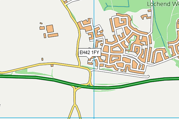 EH42 1FY map - OS VectorMap District (Ordnance Survey) EH42 1FY map - OS VectorMap District (Ordnance Survey)