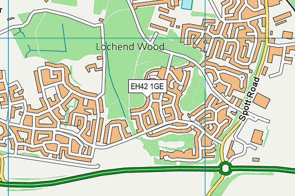 EH42 1GE map - OS VectorMap District (Ordnance Survey) EH42 1GE map - OS VectorMap District (Ordnance Survey)