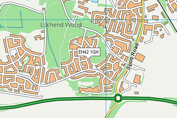 EH42 1GH map - OS VectorMap District (Ordnance Survey) EH42 1GH map - OS VectorMap District (Ordnance Survey)