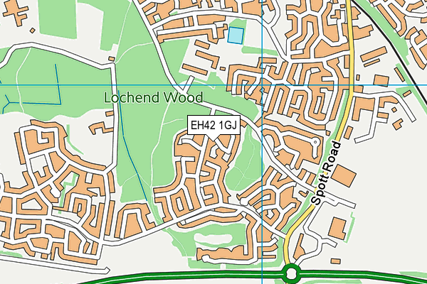 EH42 1GJ map - OS VectorMap District (Ordnance Survey) EH42 1GJ map - OS VectorMap District (Ordnance Survey)