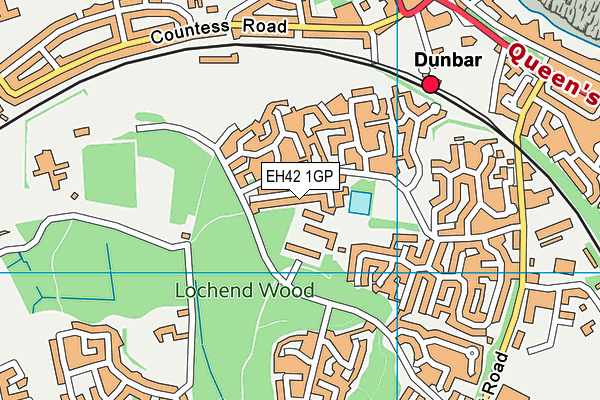 EH42 1GP map - OS VectorMap District (Ordnance Survey) EH42 1GP map - OS VectorMap District (Ordnance Survey)