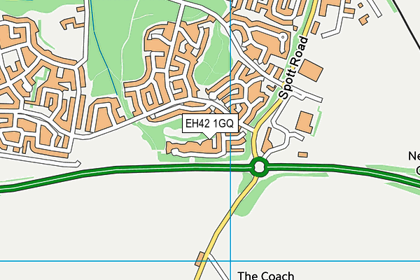 EH42 1GQ map - OS VectorMap District (Ordnance Survey) EH42 1GQ map - OS VectorMap District (Ordnance Survey)