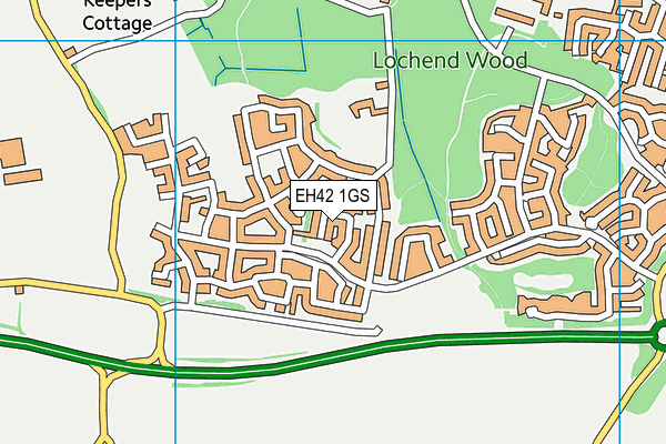 EH42 1GS map - OS VectorMap District (Ordnance Survey) EH42 1GS map - OS VectorMap District (Ordnance Survey)