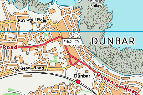 EH42 1GY map - OS VectorMap District (Ordnance Survey) EH42 1GY map - OS VectorMap District (Ordnance Survey)