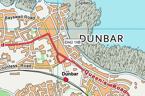 EH42 1HB map - OS VectorMap District (Ordnance Survey) EH42 1HB map - OS VectorMap District (Ordnance Survey)