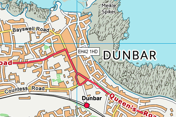 EH42 1HD map - OS VectorMap District (Ordnance Survey) EH42 1HD map - OS VectorMap District (Ordnance Survey)