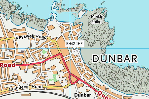 EH42 1HF map - OS VectorMap District (Ordnance Survey) EH42 1HF map - OS VectorMap District (Ordnance Survey)