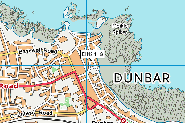 EH42 1HG map - OS VectorMap District (Ordnance Survey) EH42 1HG map - OS VectorMap District (Ordnance Survey)