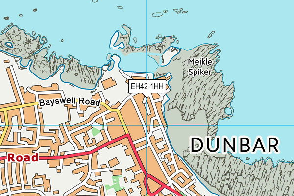 EH42 1HH map - OS VectorMap District (Ordnance Survey) EH42 1HH map - OS VectorMap District (Ordnance Survey)