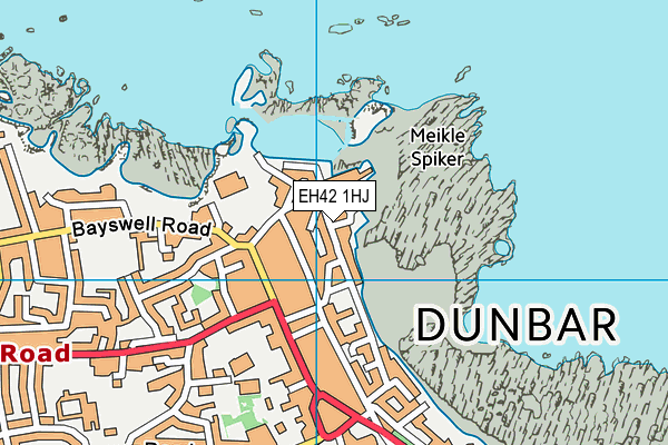 EH42 1HJ map - OS VectorMap District (Ordnance Survey) EH42 1HJ map - OS VectorMap District (Ordnance Survey)