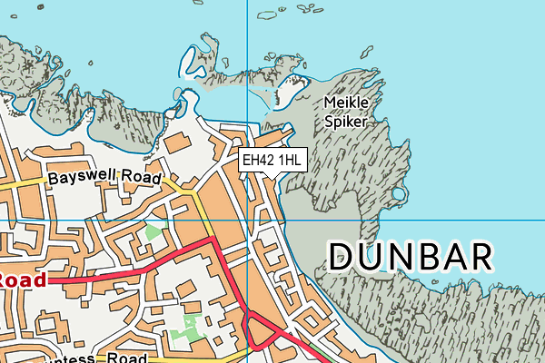 EH42 1HL map - OS VectorMap District (Ordnance Survey) EH42 1HL map - OS VectorMap District (Ordnance Survey)