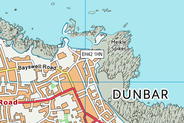 EH42 1HN map - OS VectorMap District (Ordnance Survey) EH42 1HN map - OS VectorMap District (Ordnance Survey)