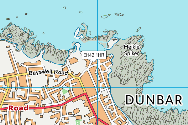 EH42 1HR map - OS VectorMap District (Ordnance Survey) EH42 1HR map - OS VectorMap District (Ordnance Survey)
