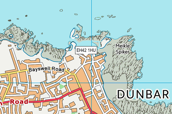 EH42 1HU map - OS VectorMap District (Ordnance Survey) EH42 1HU map - OS VectorMap District (Ordnance Survey)