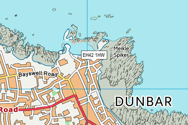 EH42 1HW map - OS VectorMap District (Ordnance Survey) EH42 1HW map - OS VectorMap District (Ordnance Survey)