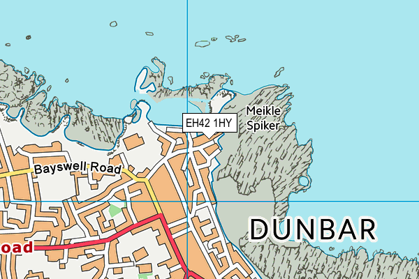 EH42 1HY map - OS VectorMap District (Ordnance Survey) EH42 1HY map - OS VectorMap District (Ordnance Survey)