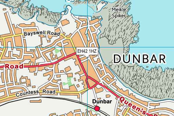 EH42 1HZ map - OS VectorMap District (Ordnance Survey) EH42 1HZ map - OS VectorMap District (Ordnance Survey)
