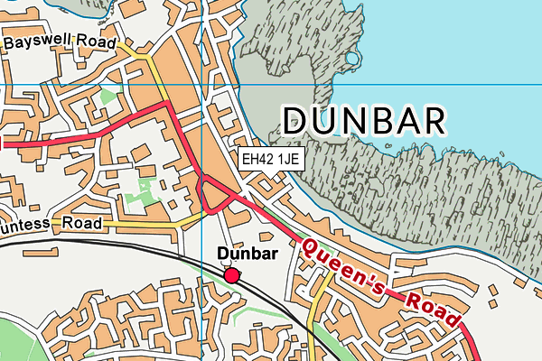 EH42 1JE map - OS VectorMap District (Ordnance Survey) EH42 1JE map - OS VectorMap District (Ordnance Survey)