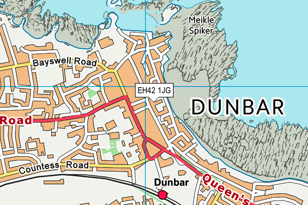EH42 1JG map - OS VectorMap District (Ordnance Survey) EH42 1JG map - OS VectorMap District (Ordnance Survey)