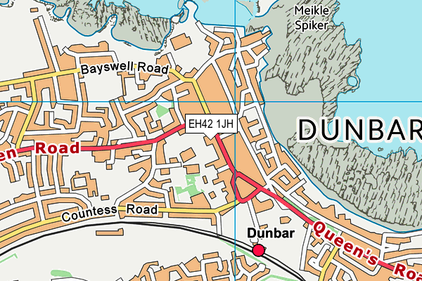 EH42 1JH map - OS VectorMap District (Ordnance Survey) EH42 1JH map - OS VectorMap District (Ordnance Survey)