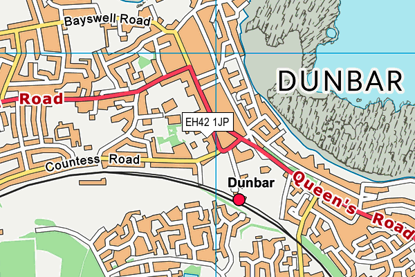EH42 1JP map - OS VectorMap District (Ordnance Survey) EH42 1JP map - OS VectorMap District (Ordnance Survey)