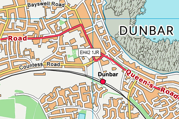EH42 1JR map - OS VectorMap District (Ordnance Survey) EH42 1JR map - OS VectorMap District (Ordnance Survey)